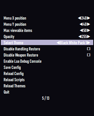 Black and White Theme 1