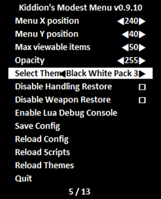 Black and White Theme 3