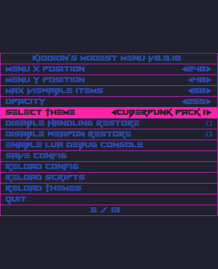 Cyberpunk Theme 1