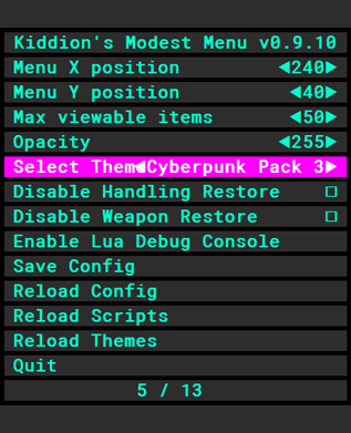 Cyberpunk Theme 3